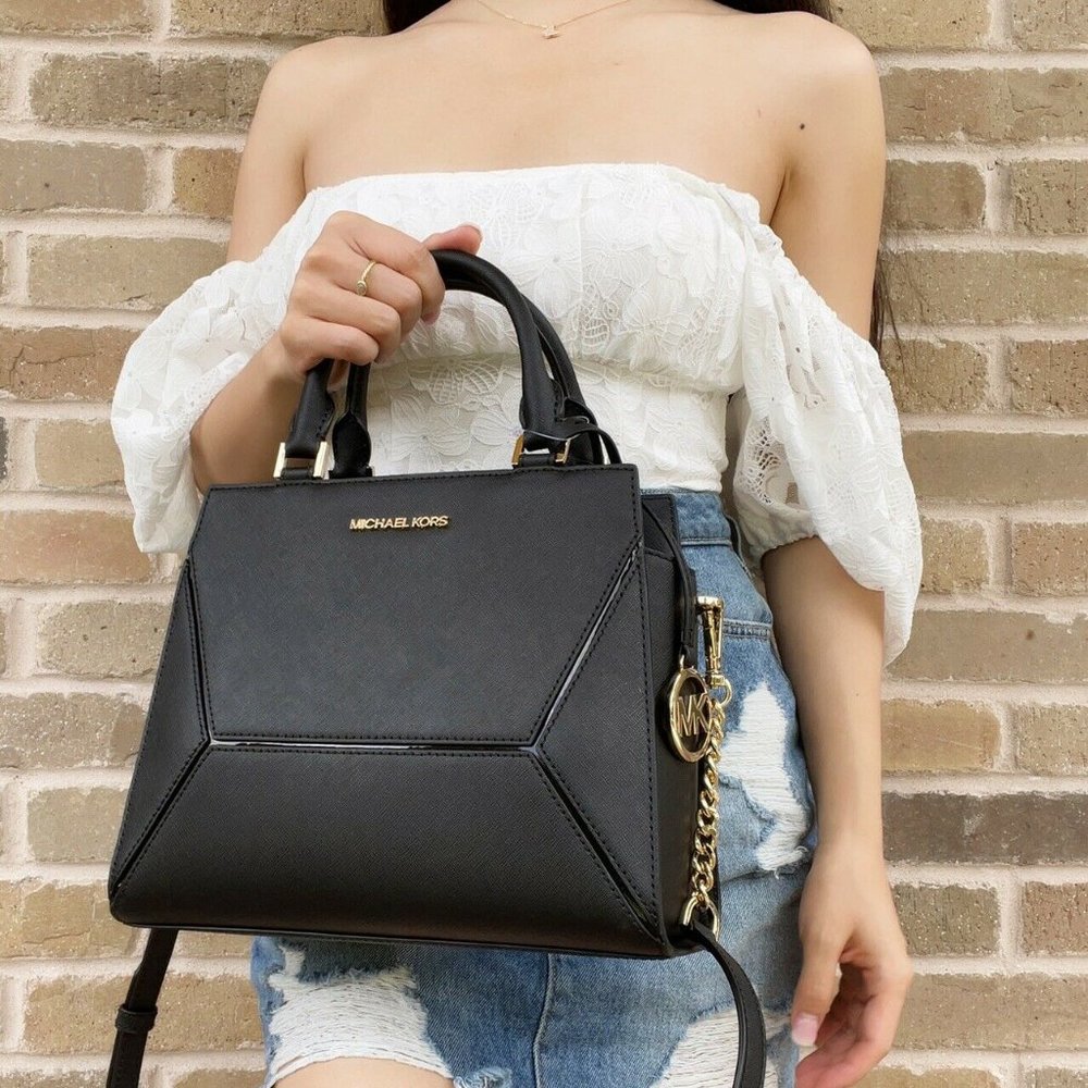 NWT Michael Kors Small Top Zip Satchel Crossbody